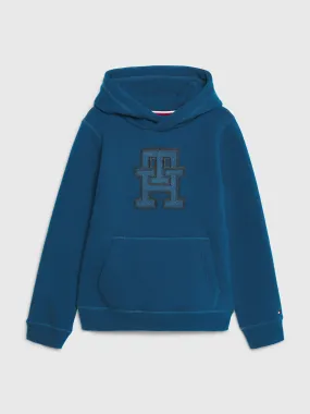 Kids Unisex 3-7 TH Monogram Dual Gender Flex Fleece Hoodie | Sweatshirts & Hoodies | Tommy Kids