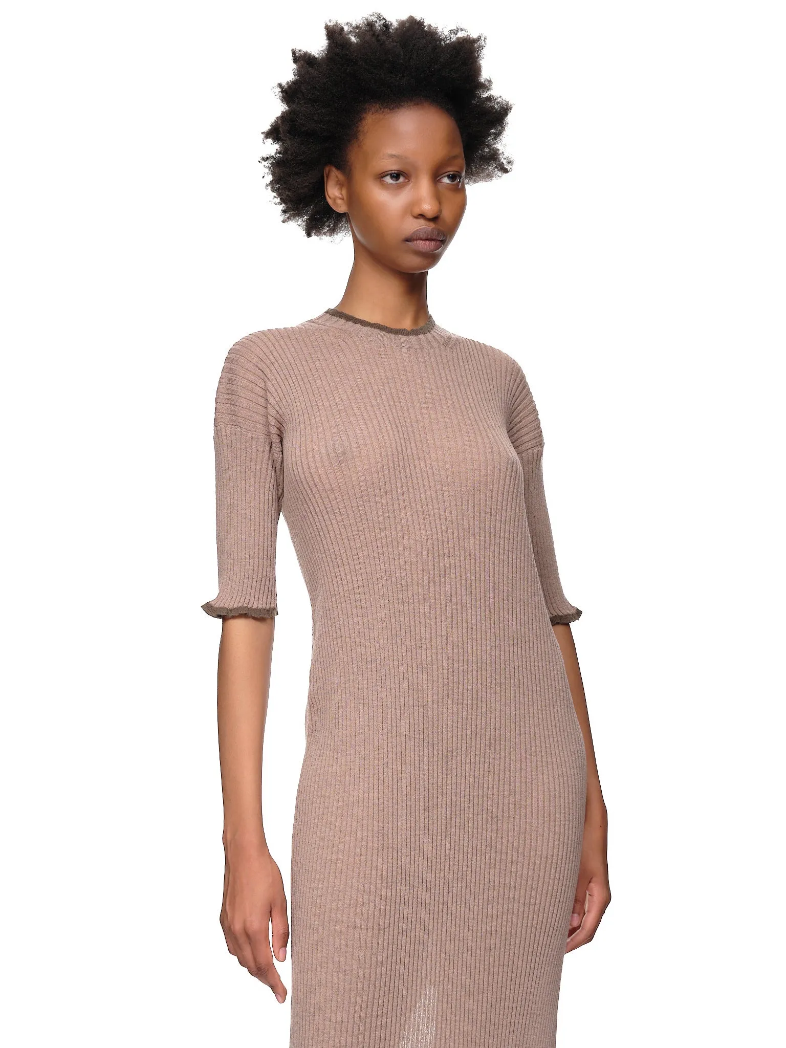 Knit Tube Dress (S52CT0716-S18060-002F-BROWN)