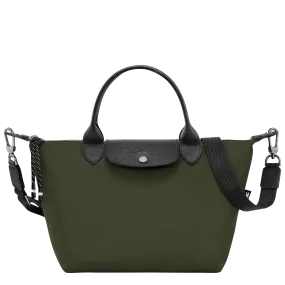 Le Pliage Energy S Handbag Khaki - Recycled canvas