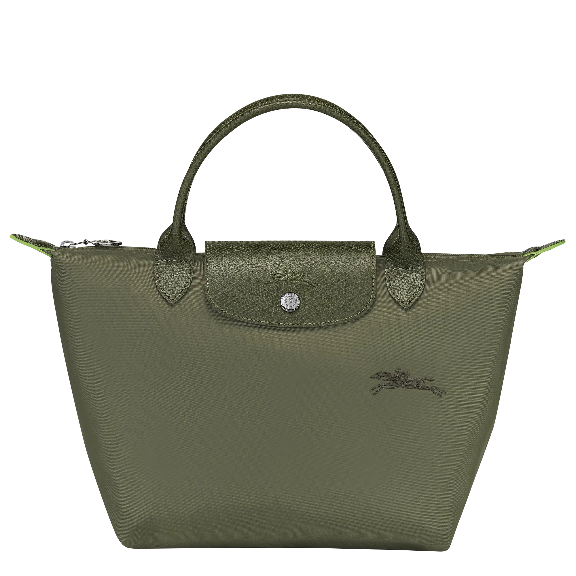 Le Pliage Green S Handbag Forest - Recycled canvas