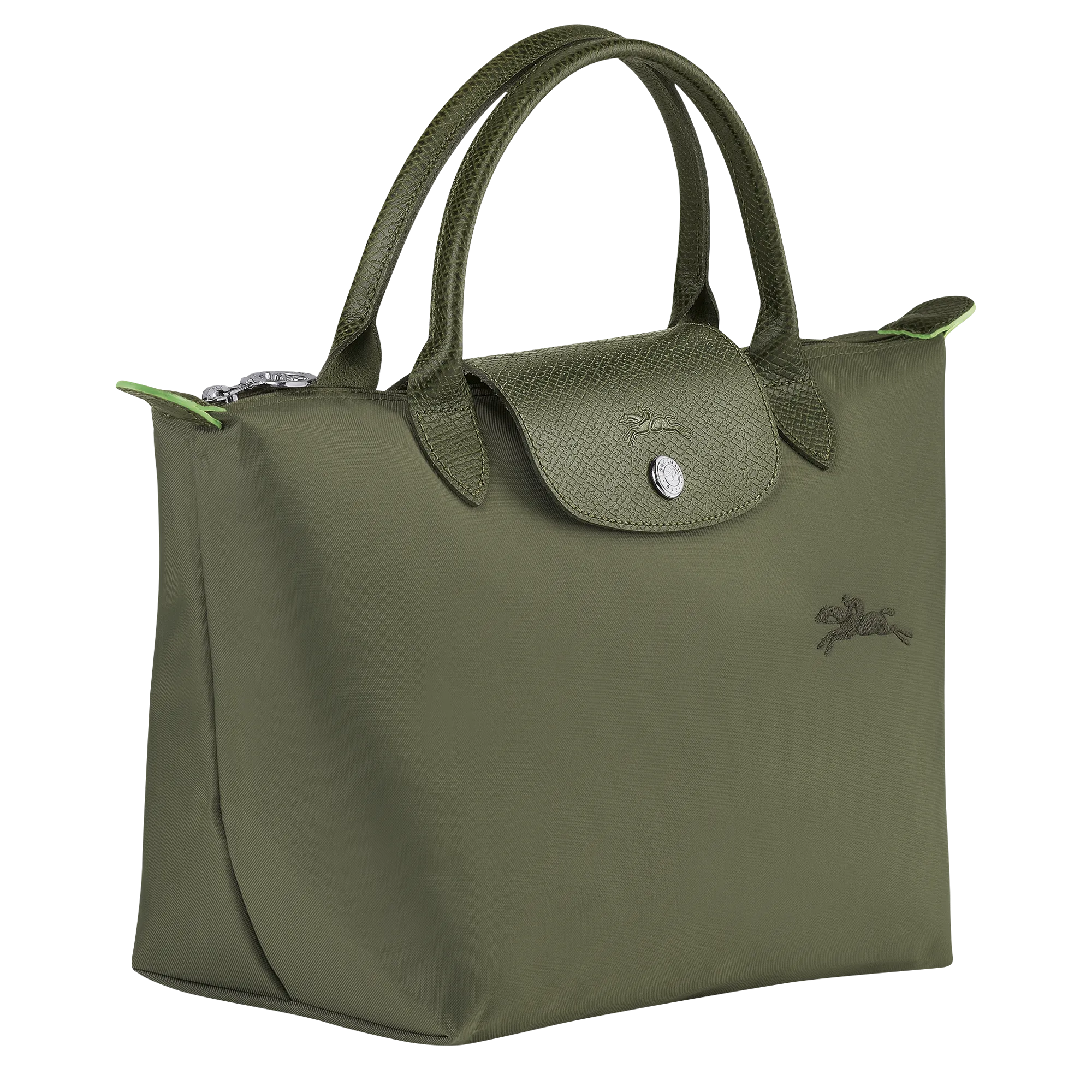 Le Pliage Green S Handbag Forest - Recycled canvas