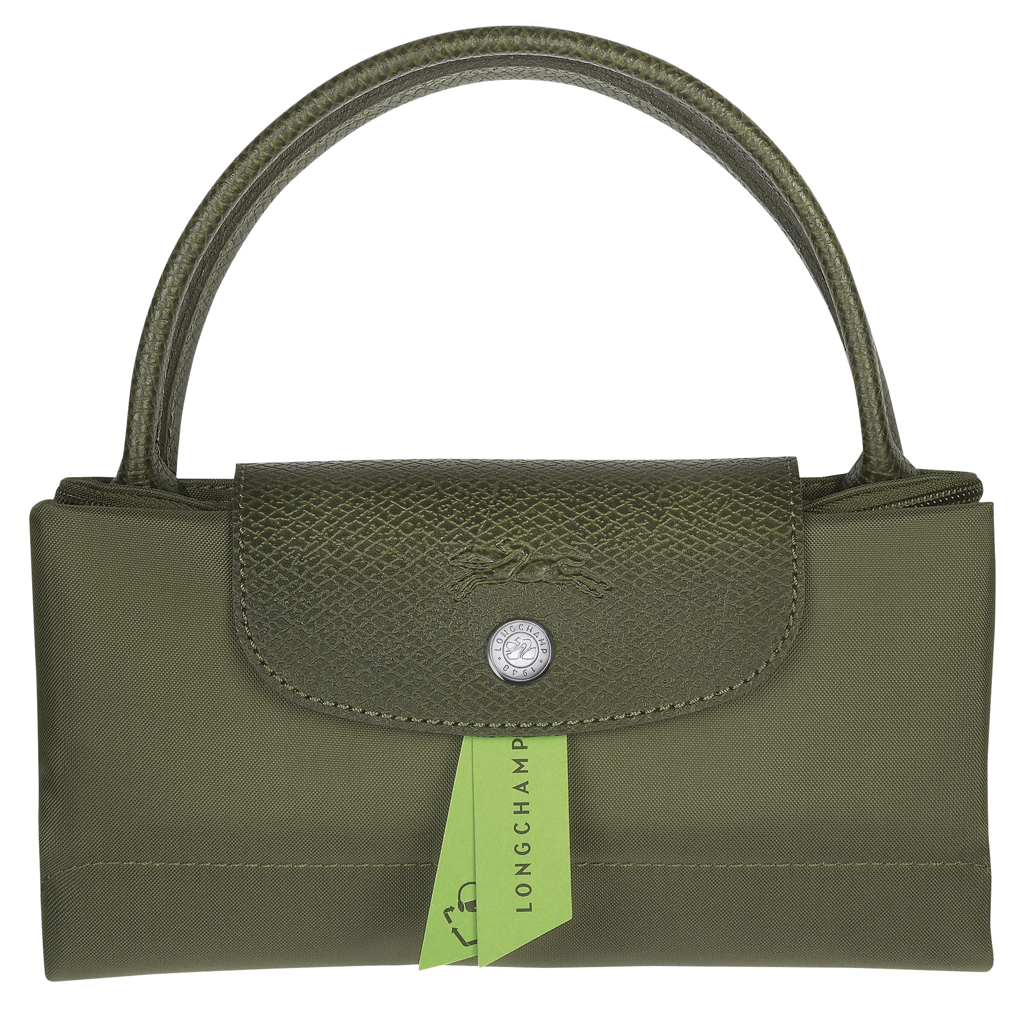 Le Pliage Green S Handbag Forest - Recycled canvas