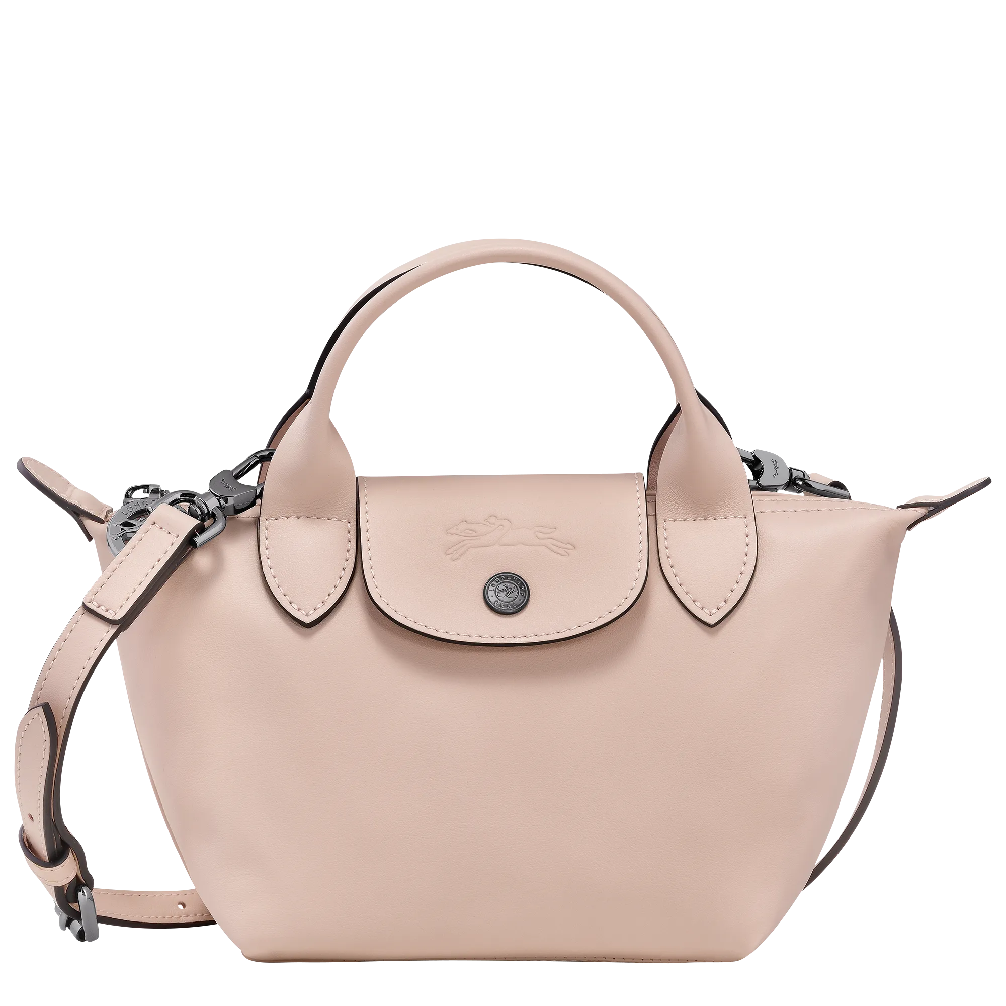 Le Pliage Xtra XS Handbag Nude - Leather