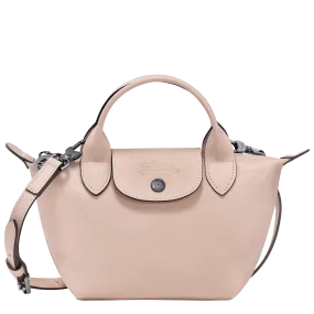 Le Pliage Xtra XS Handbag Nude - Leather