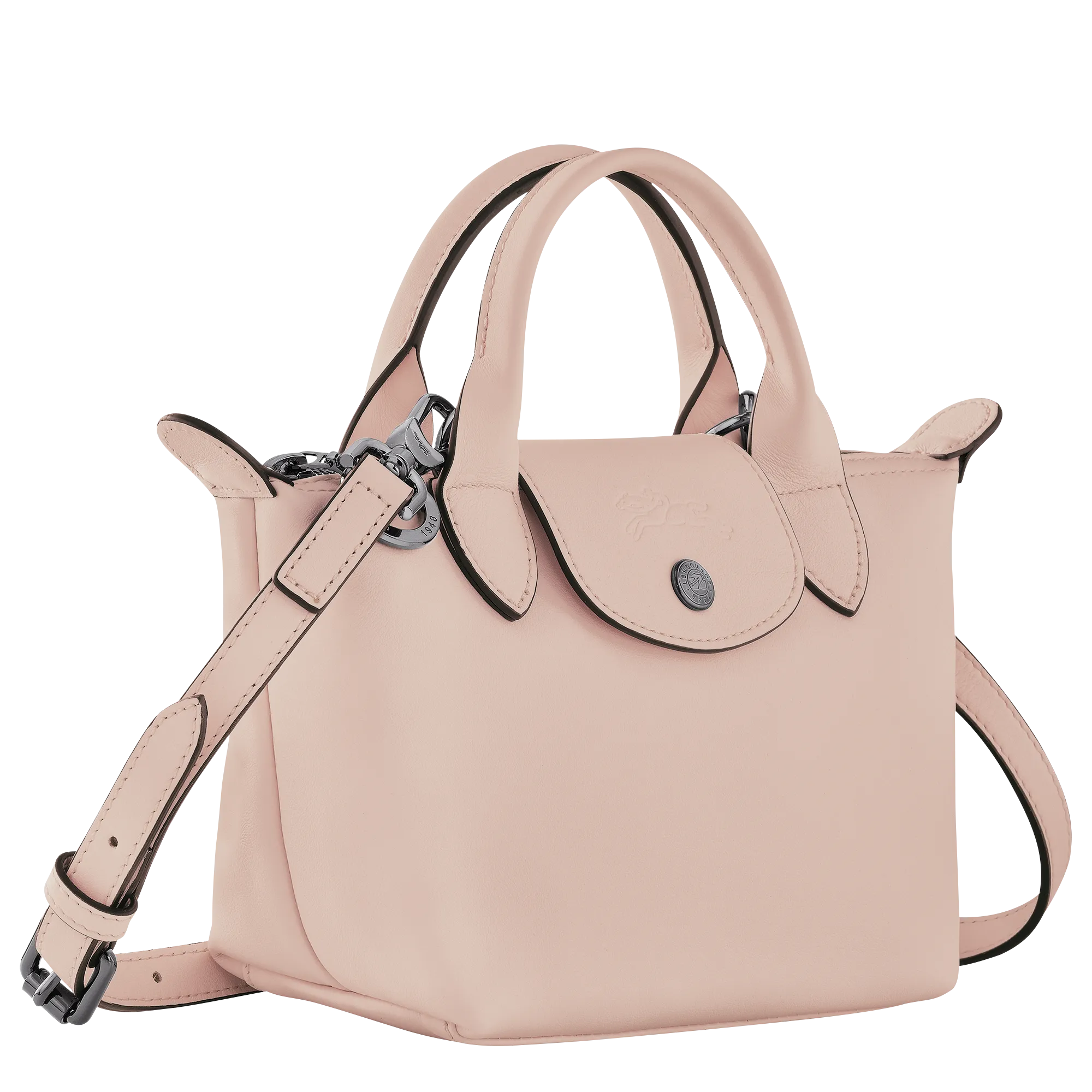 Le Pliage Xtra XS Handbag Nude - Leather