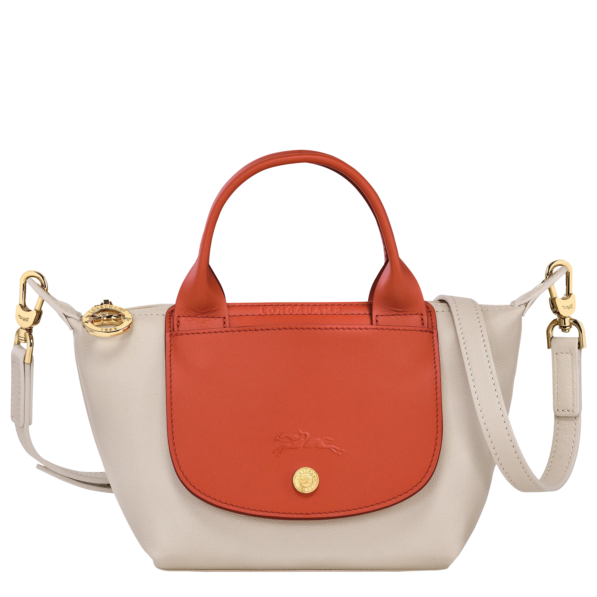 Le Pliage Xtra XS Handbag Paprika - Leather