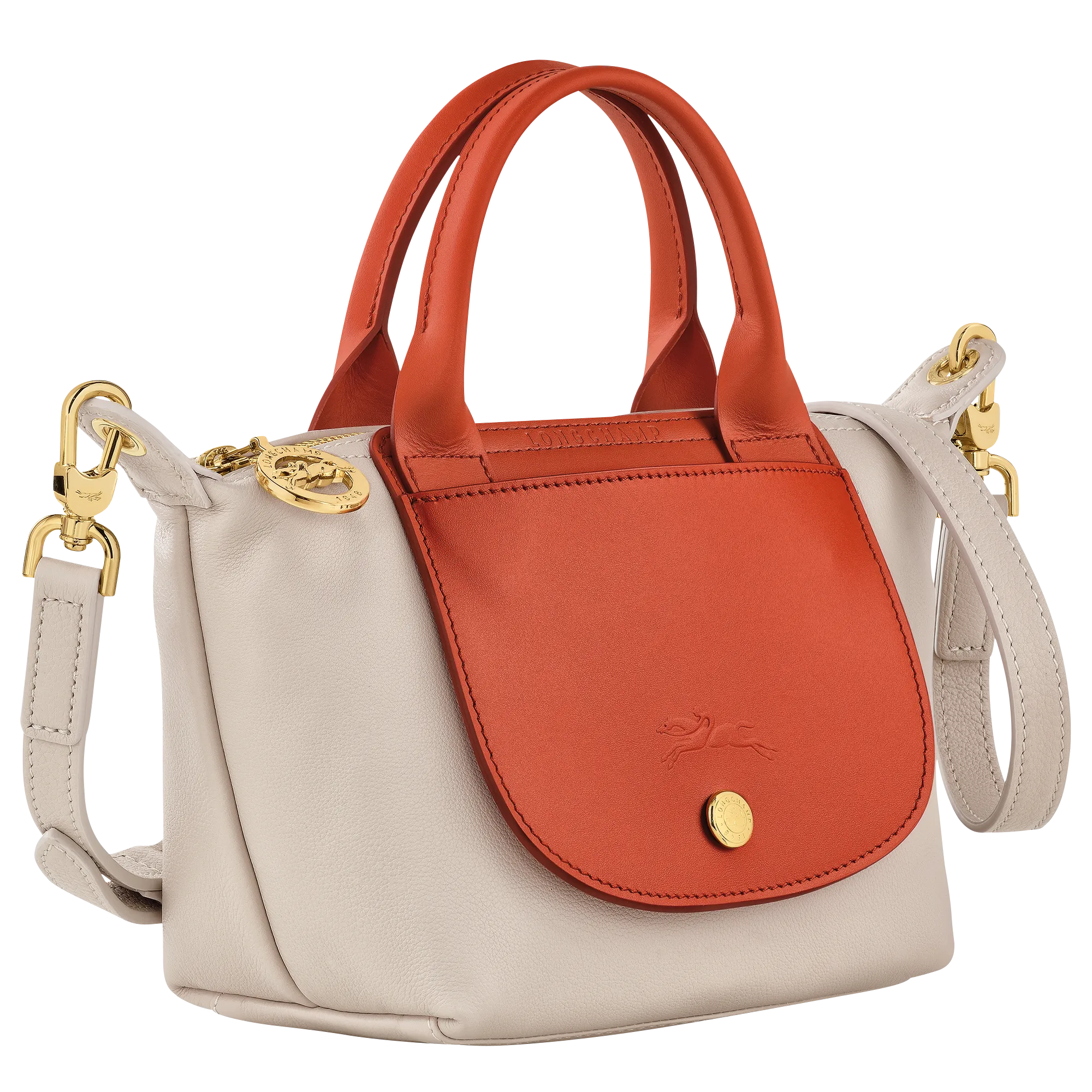 Le Pliage Xtra XS Handbag Paprika - Leather