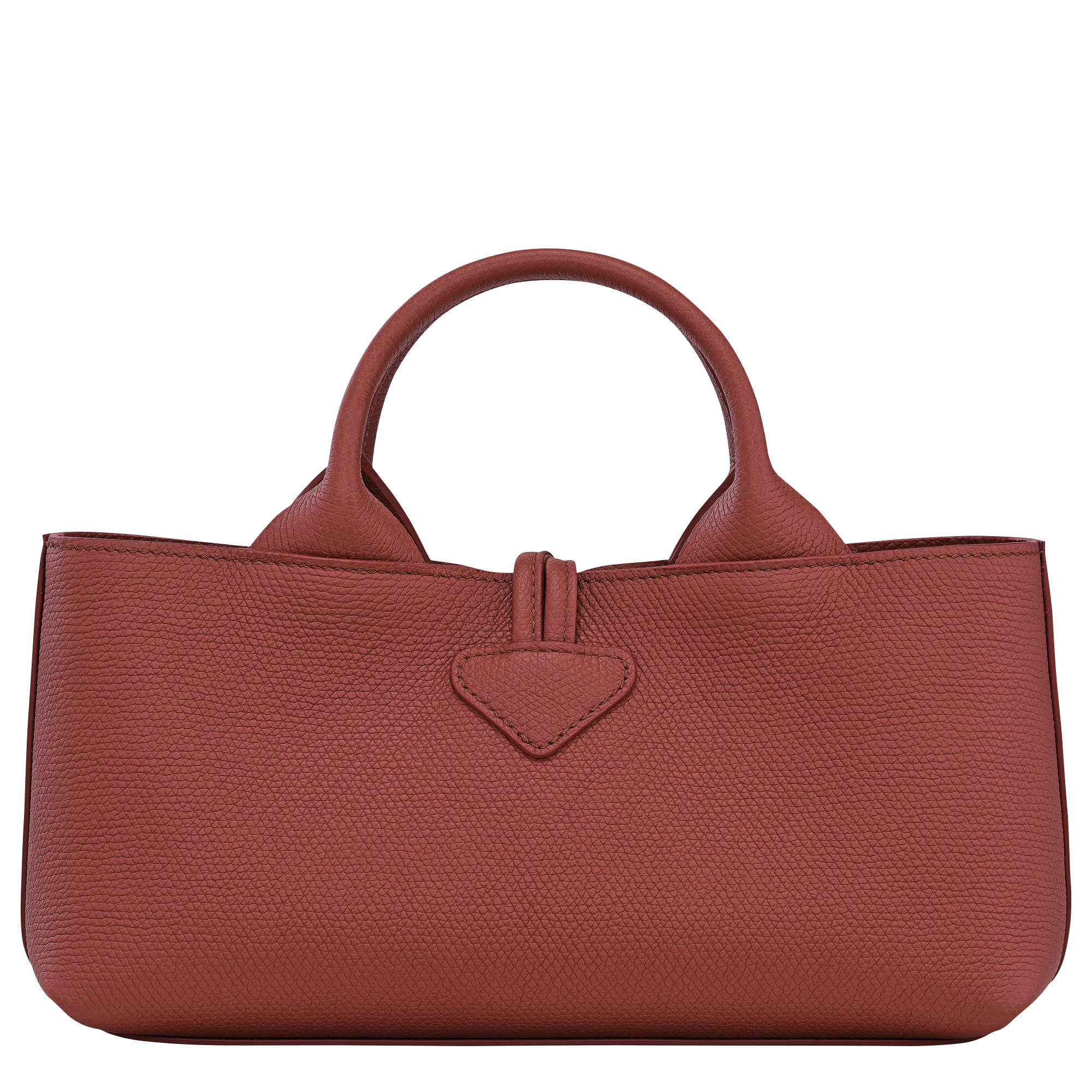 Le Roseau S Handbag Chestnut - Leather