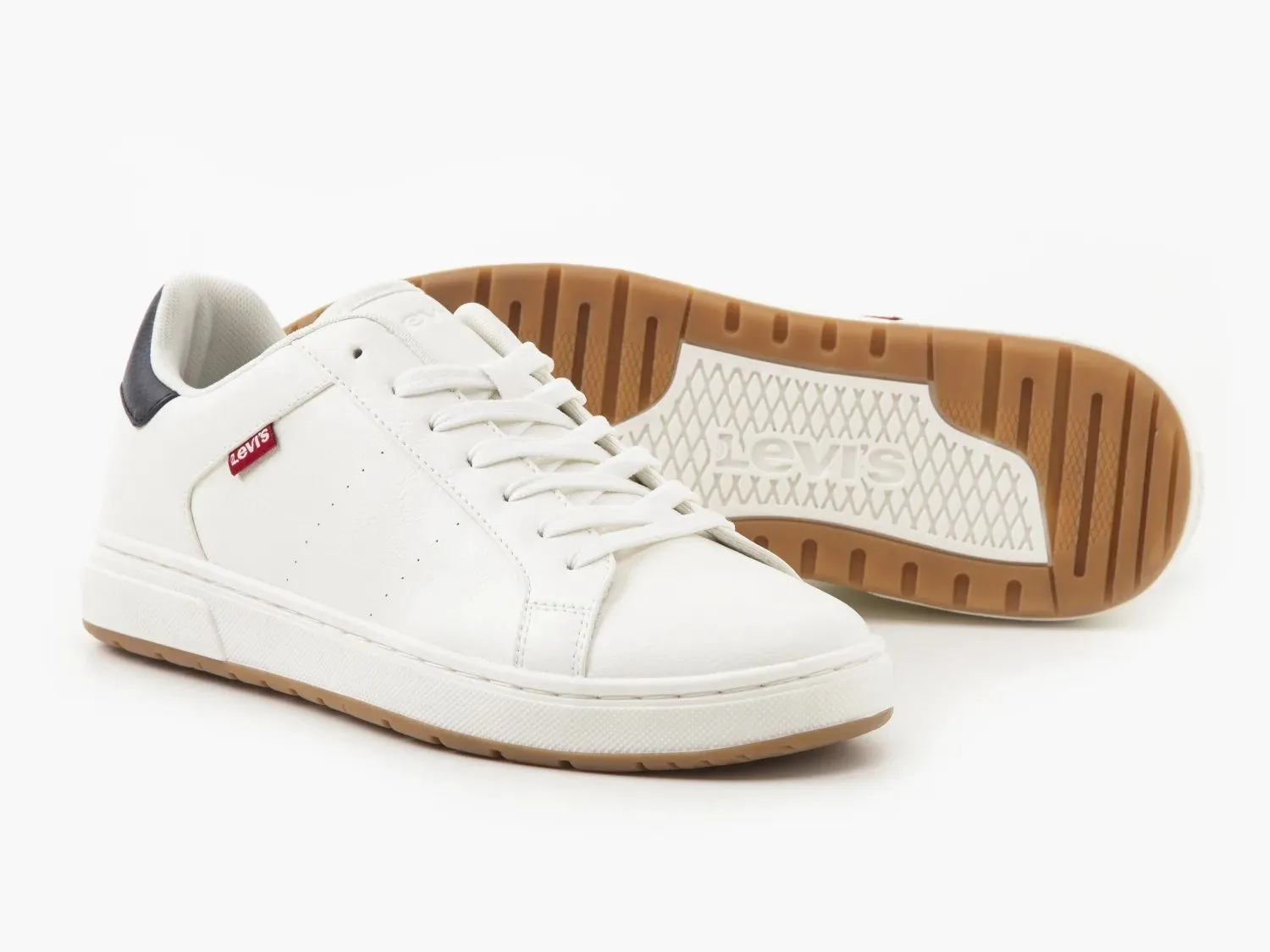 Levi's® Piper Lace Sneaker Trainers Full Regular White