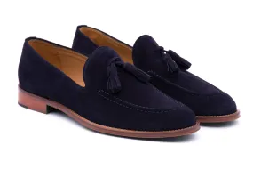 Loafer with tassels and green sole