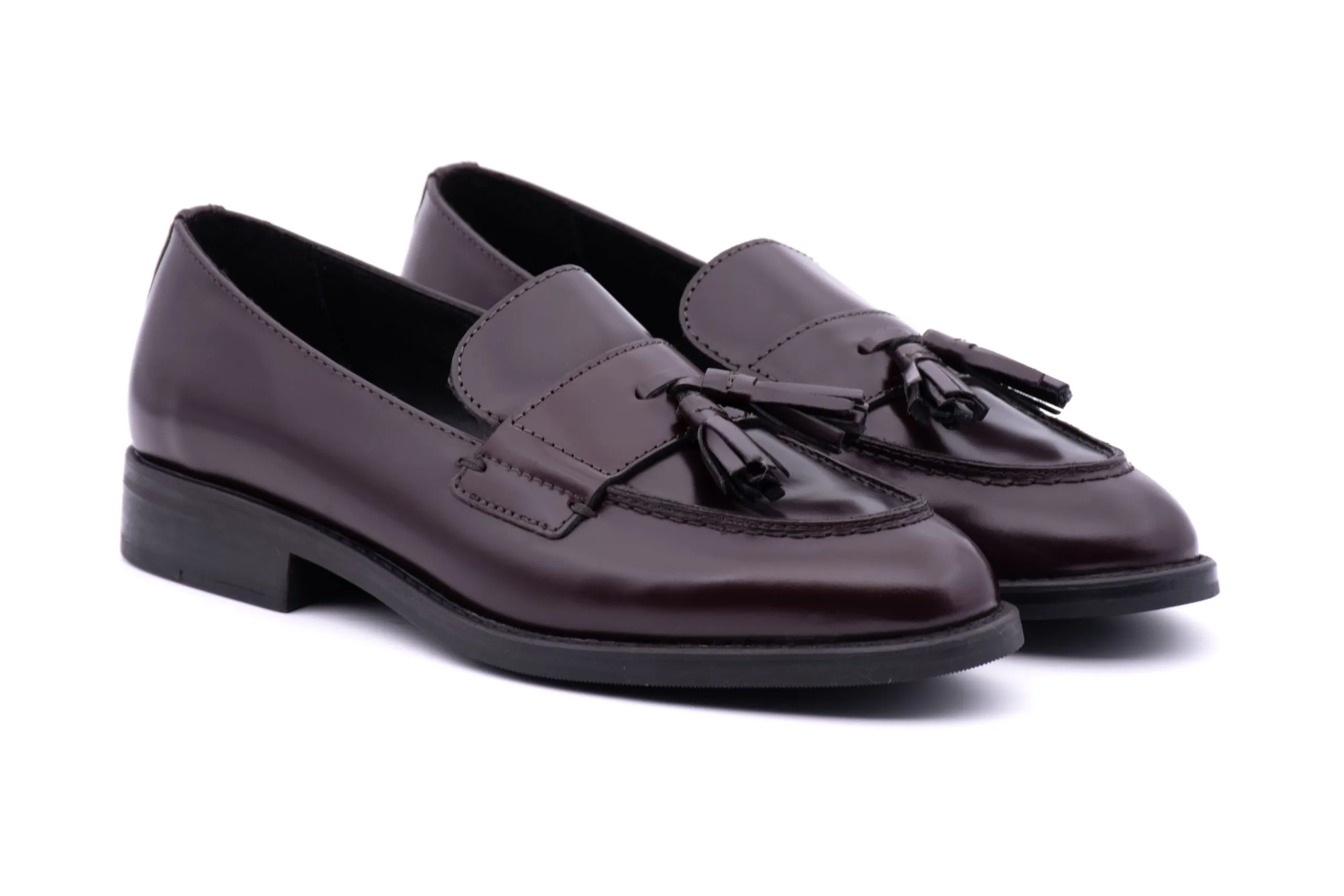 Loafer with Tassels in Brushed Calfskin