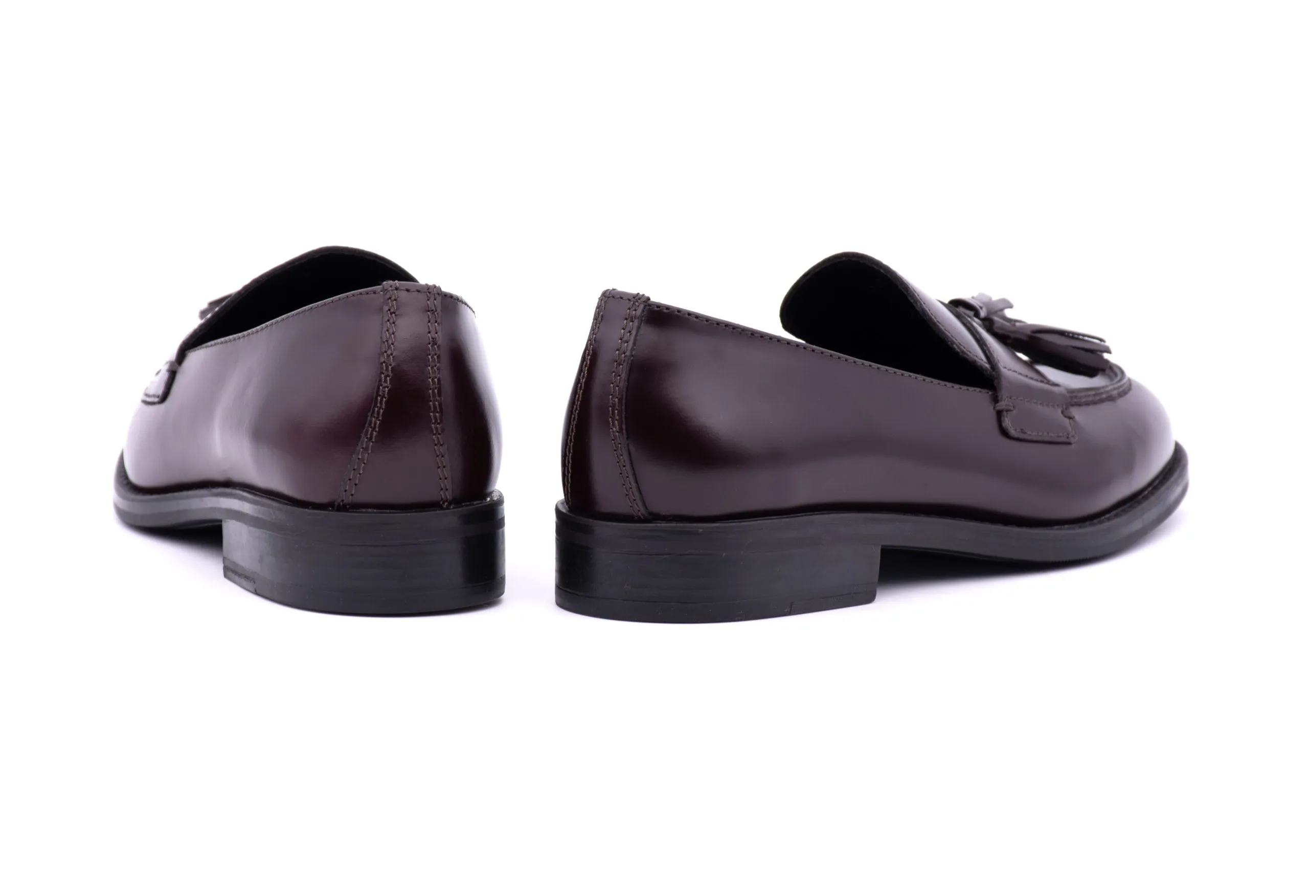 Loafer with Tassels in Brushed Calfskin