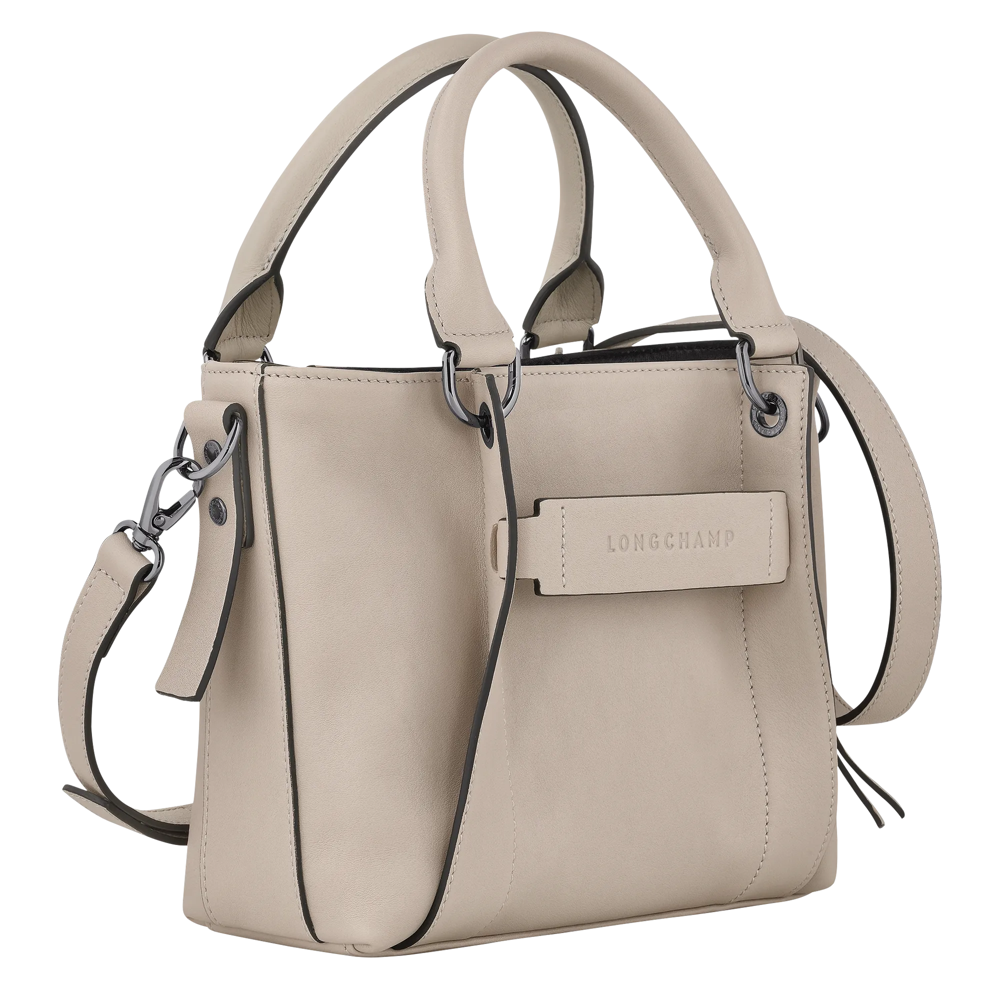 Longchamp 3D S Handbag Clay - Leather