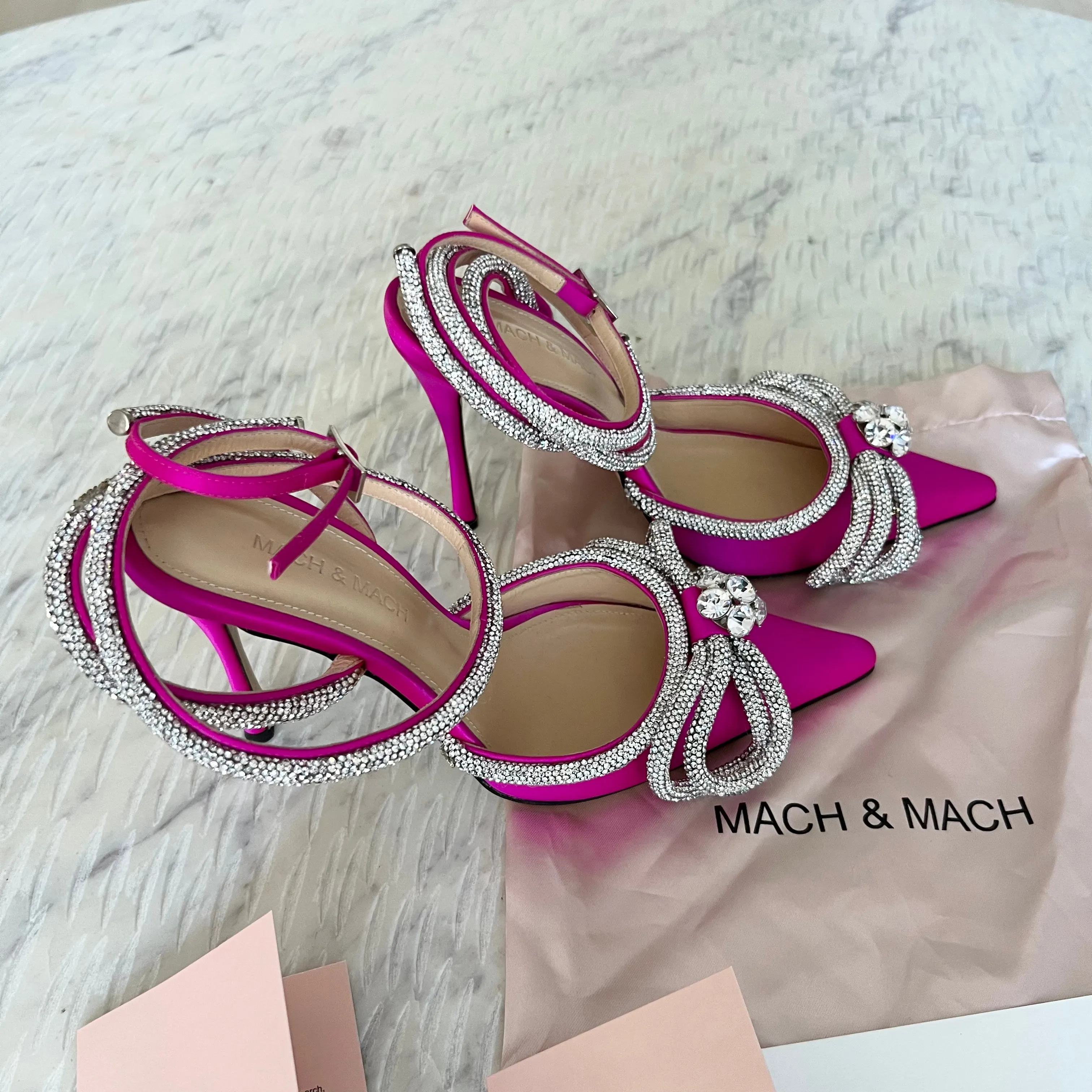 Mach & Mach Double Bow Heels