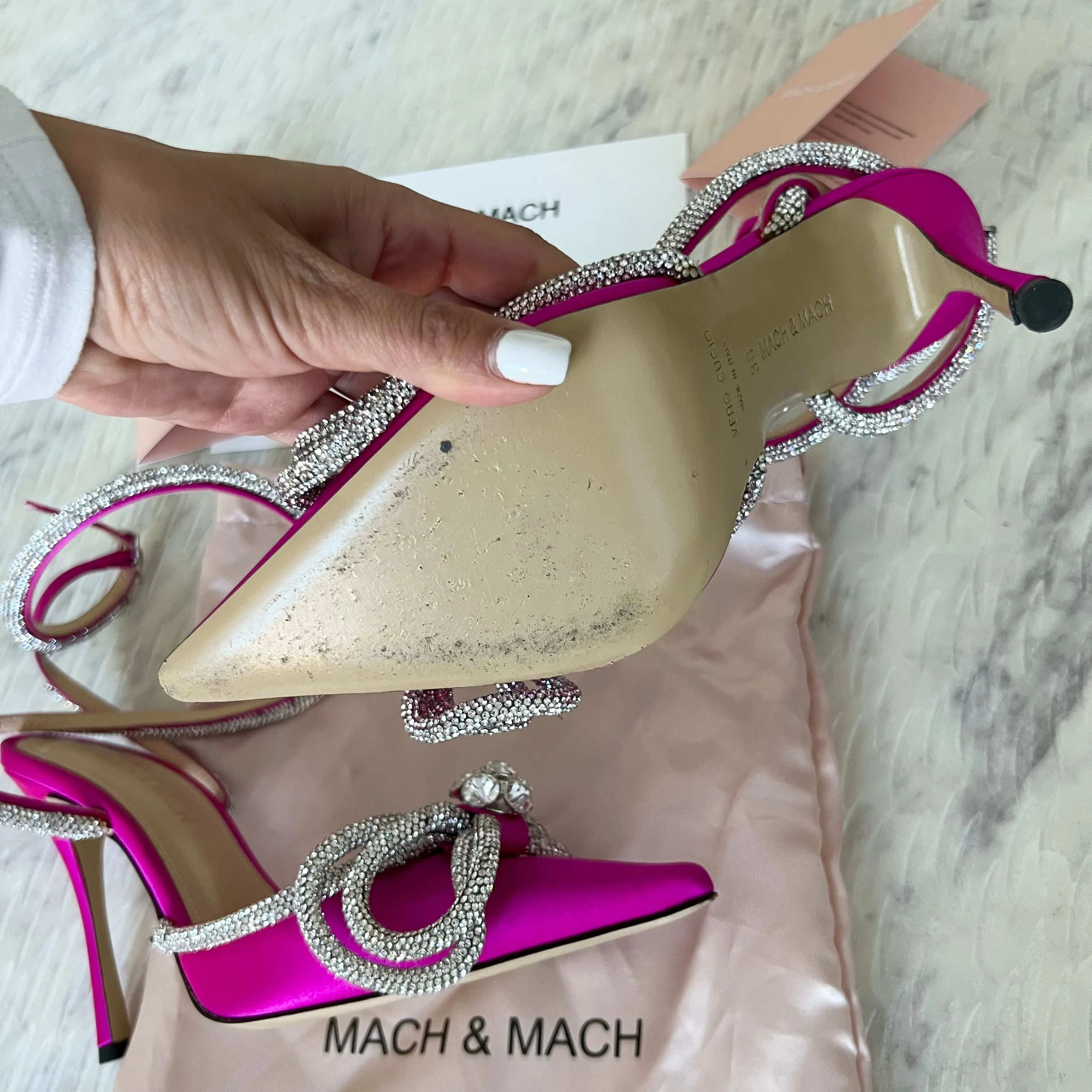 Mach & Mach Double Bow Heels