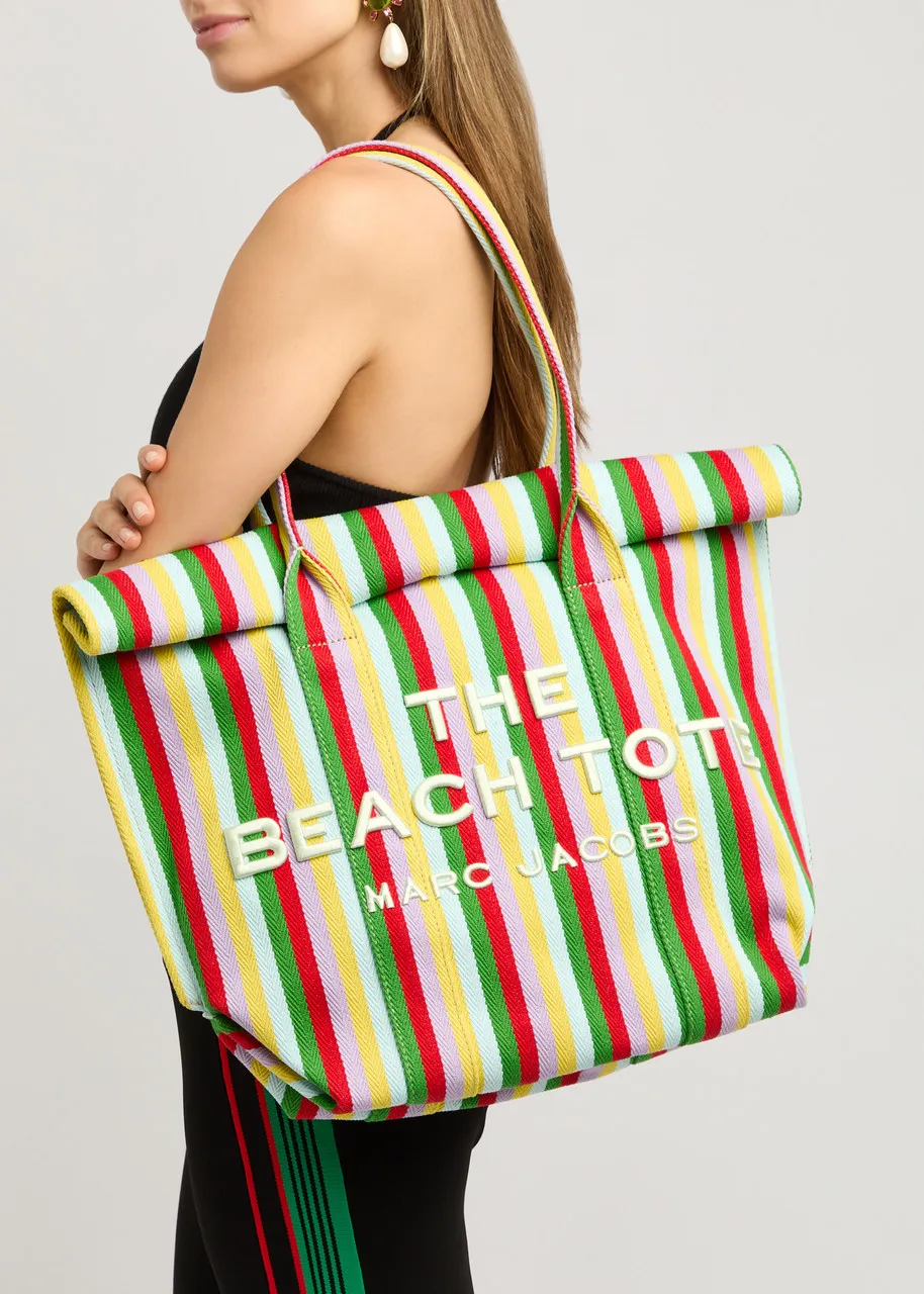 MARC JACOBS The Beach Tote striped canvas tote -                         -                     -                