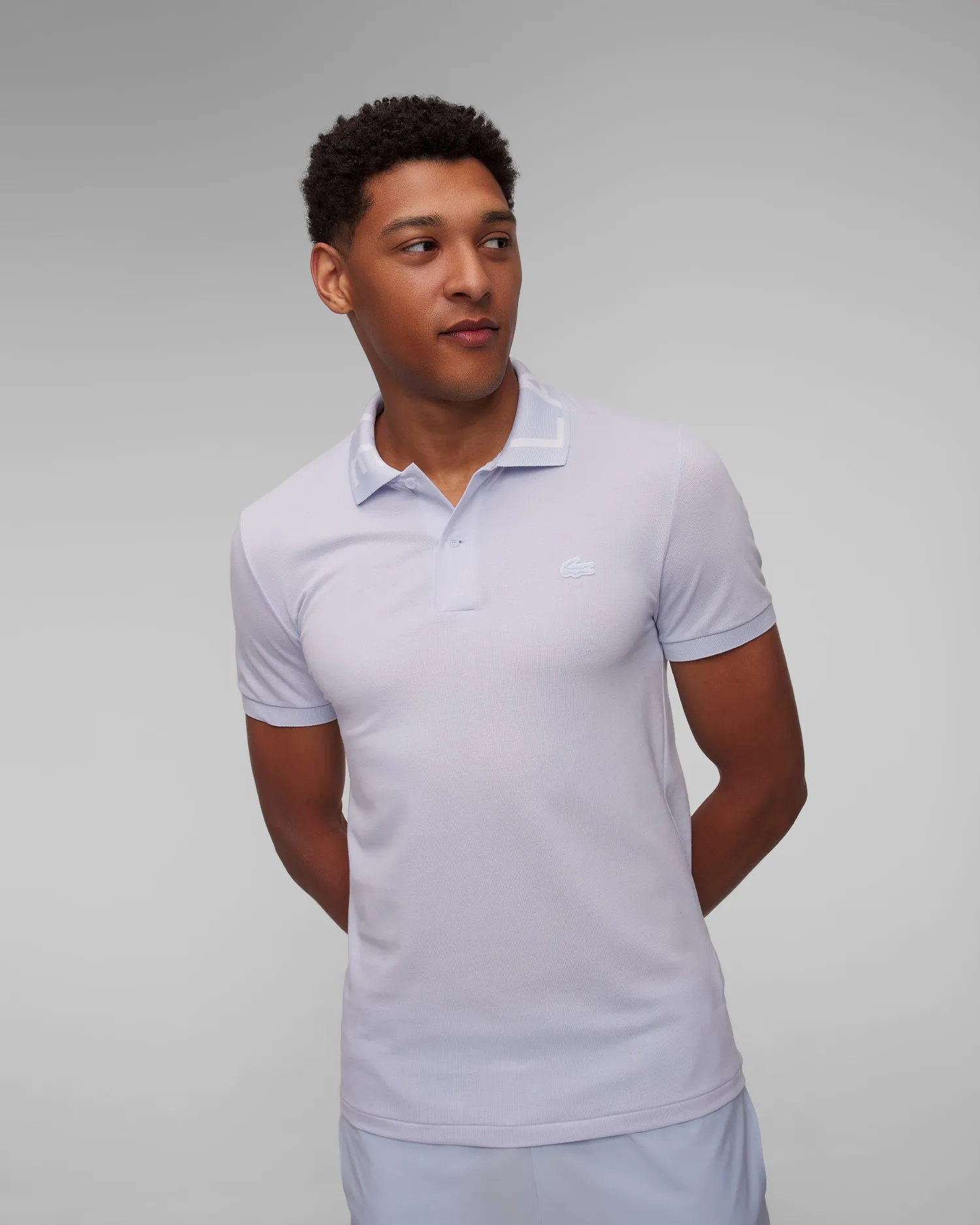 Men's light blue polo Lacoste PH7495 ph7495-j2g