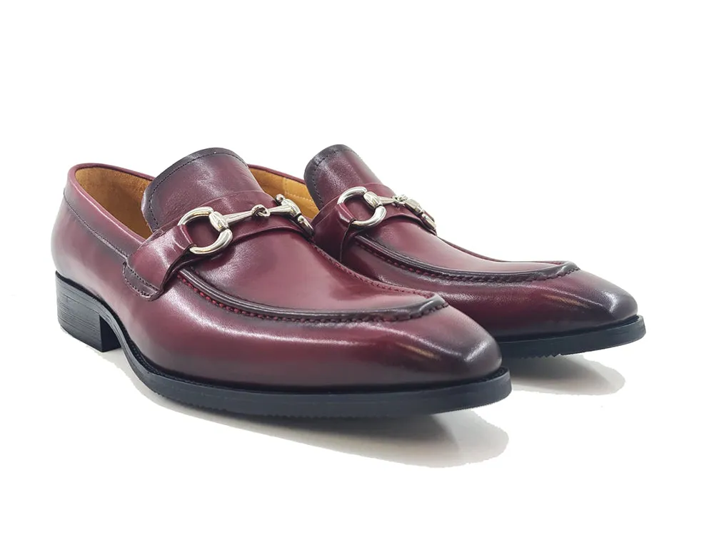 Men's Burnished Signature Buckle Loafer