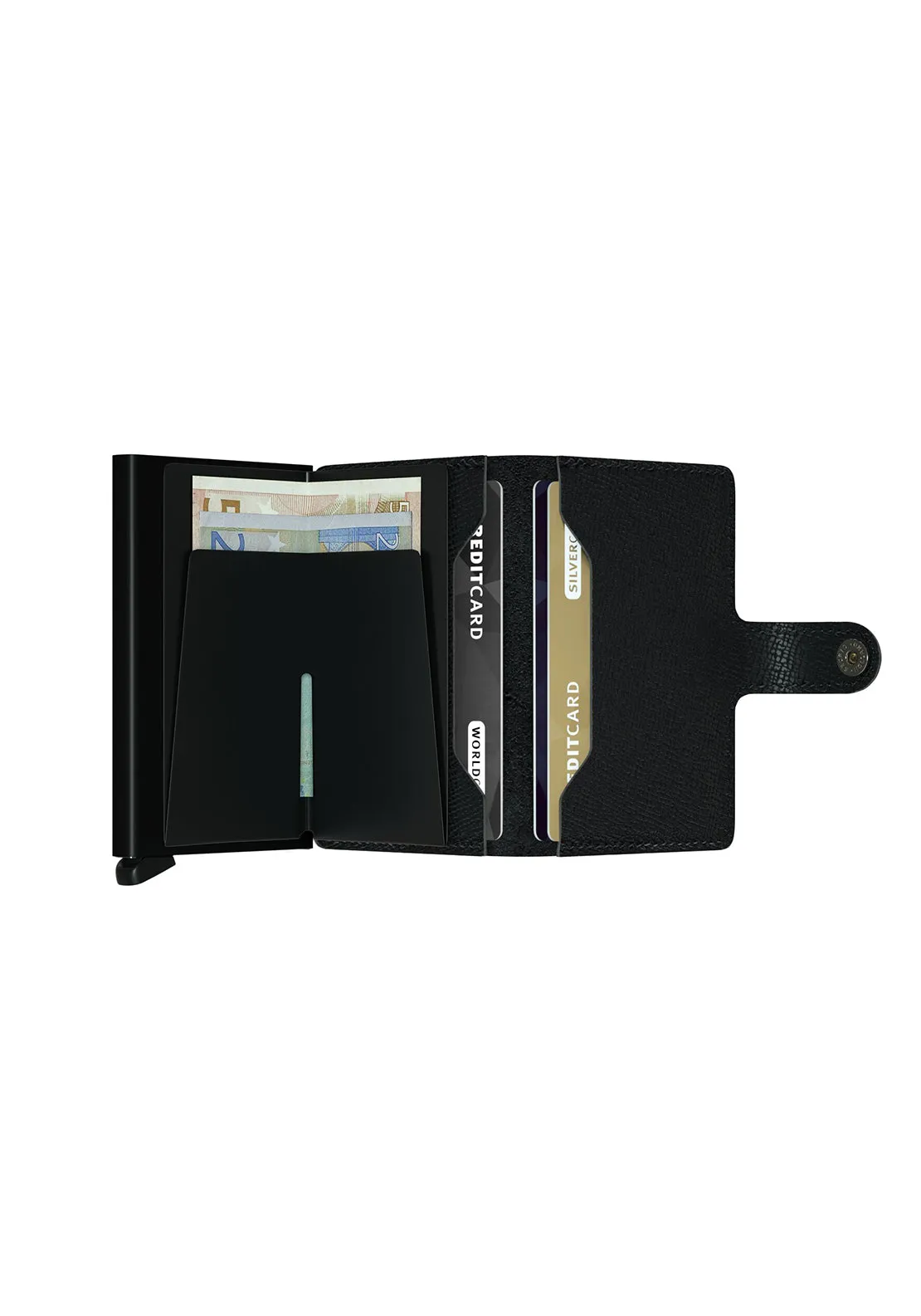 Mini Crisple Wallet - Black