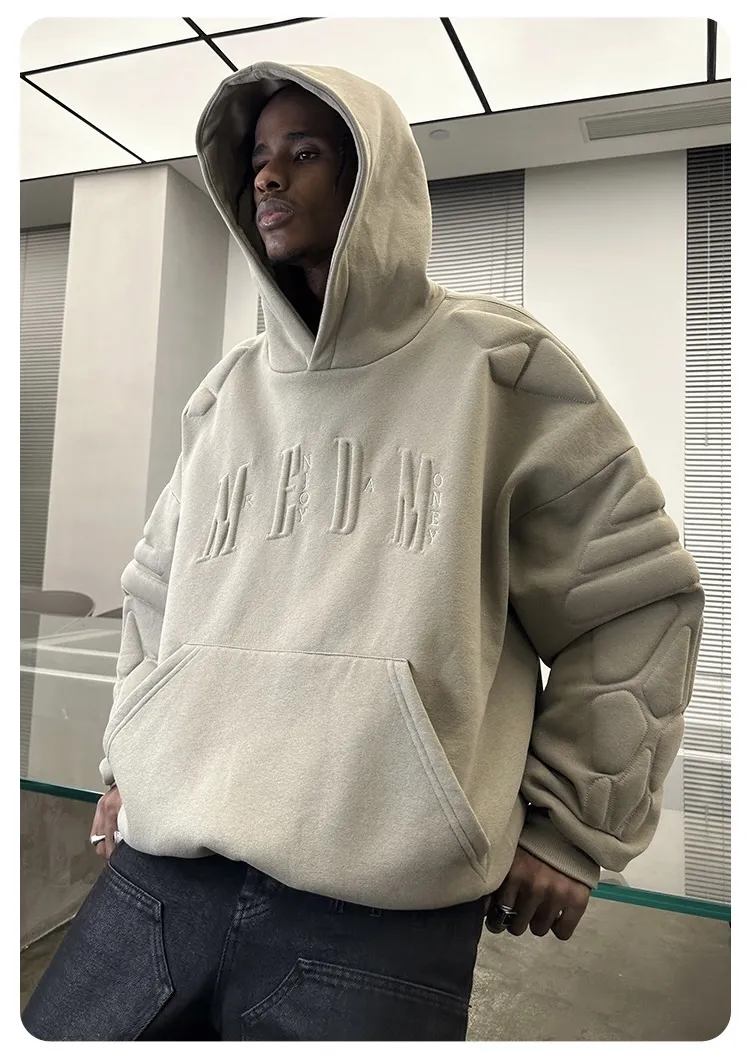 MR. ENJOY DA MONEY  |Unisex Street Style Long Sleeves Plain Oversized Logo