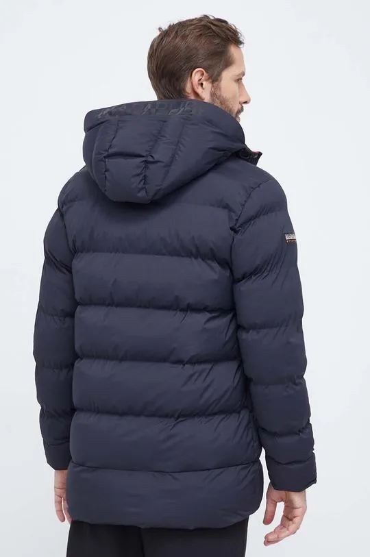 Napapijri jacket men's navy blue color