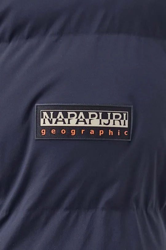 Napapijri jacket men's navy blue color