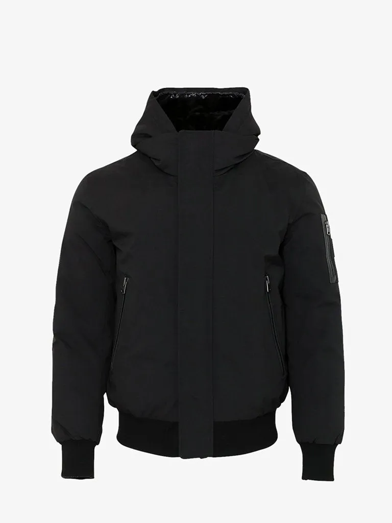 Oscar hooded down jacket with bib