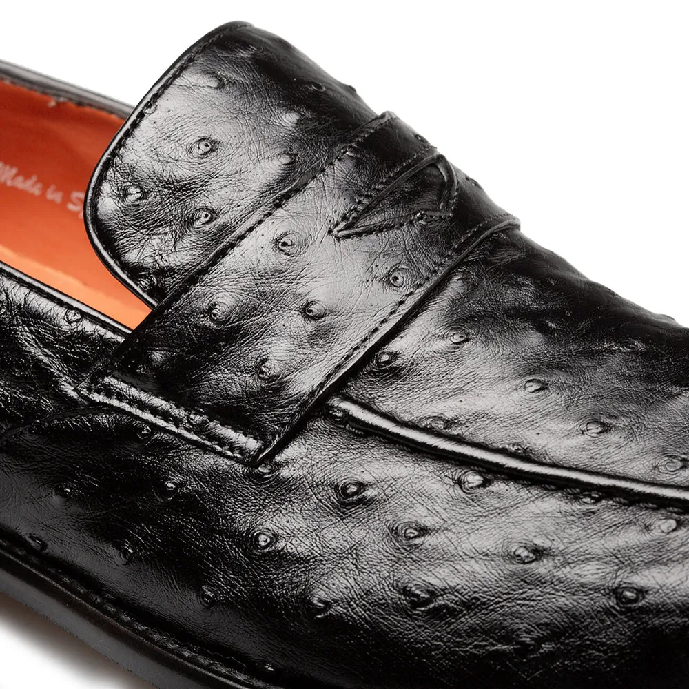 Ostrich Penny Loafer