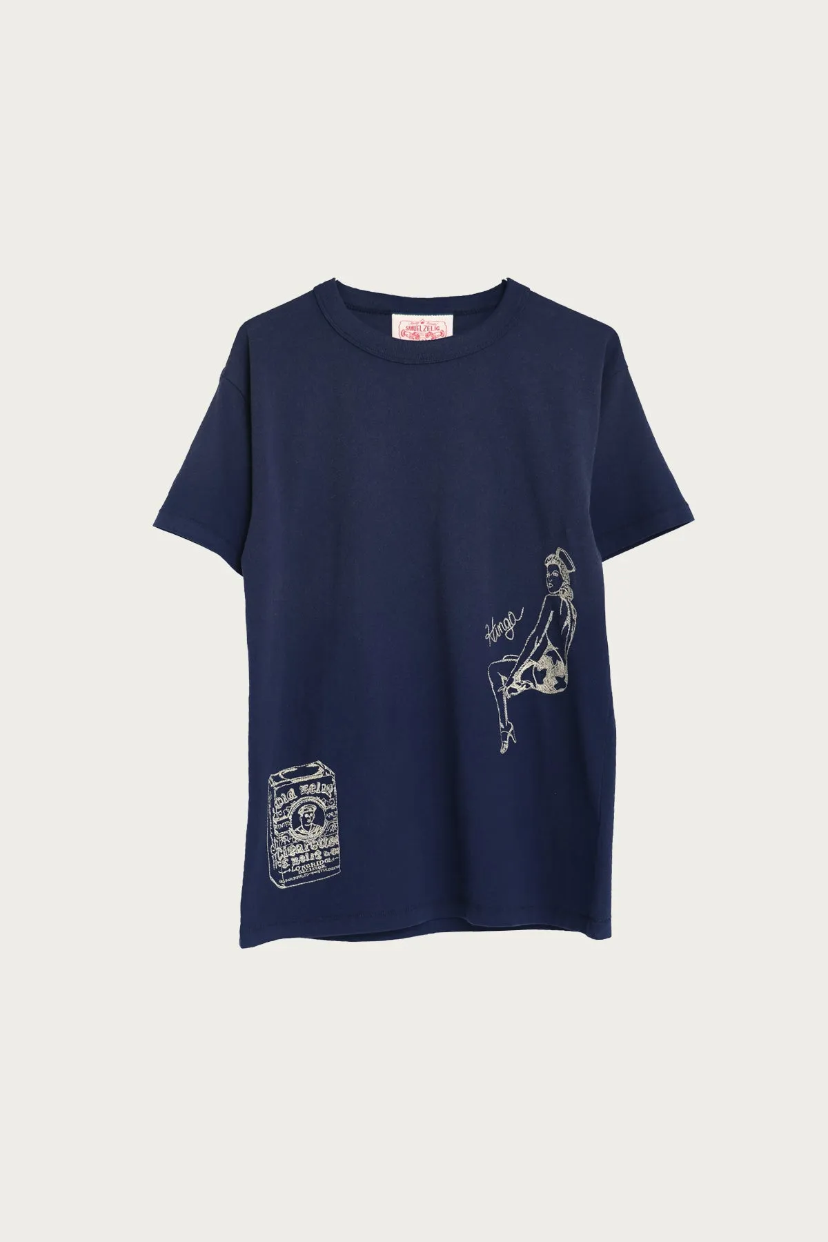 Pin-Up Tee - Navy