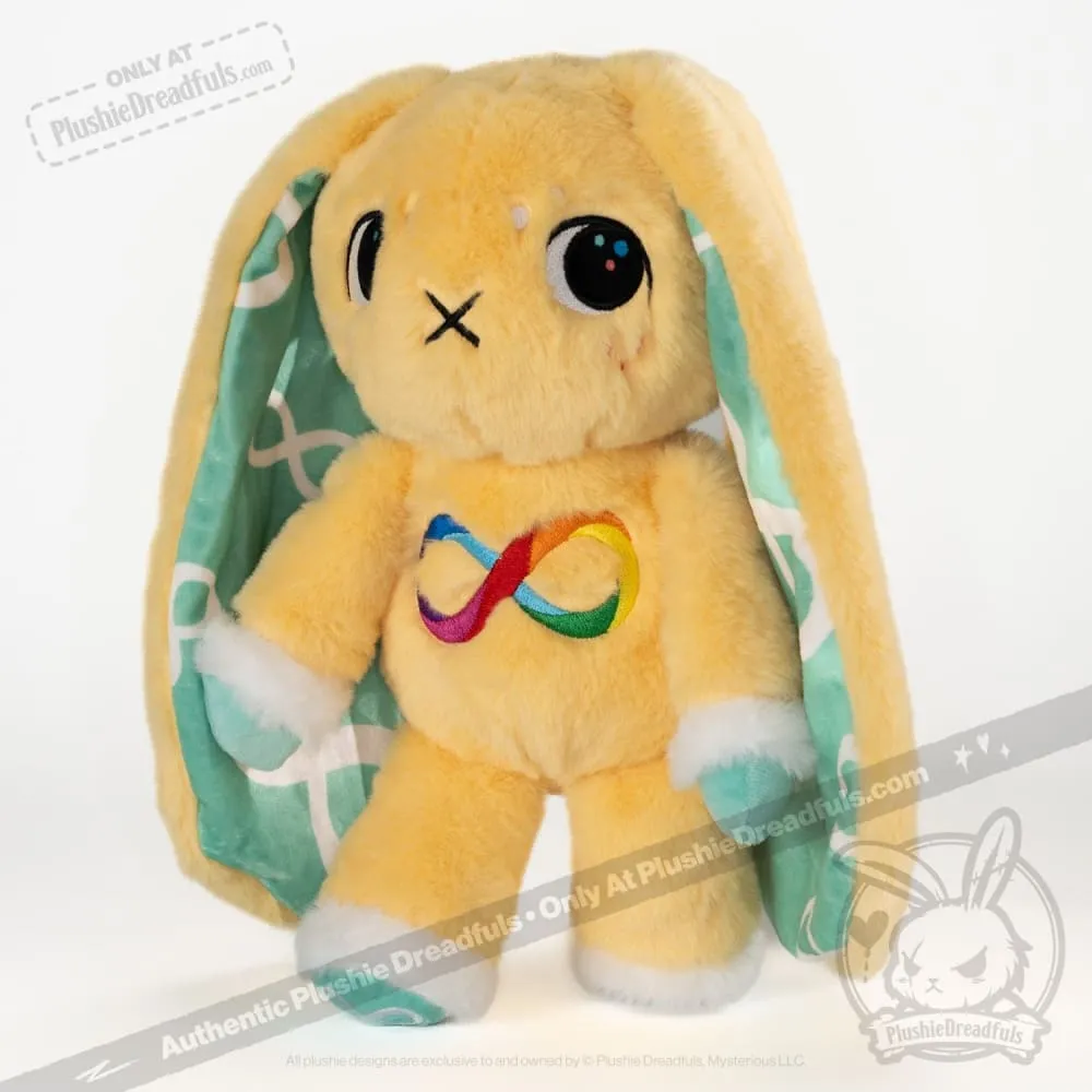 Plushie Dreadfuls - Autism Spectrum Rabbit - Plush Rabbit Stuffed Animal