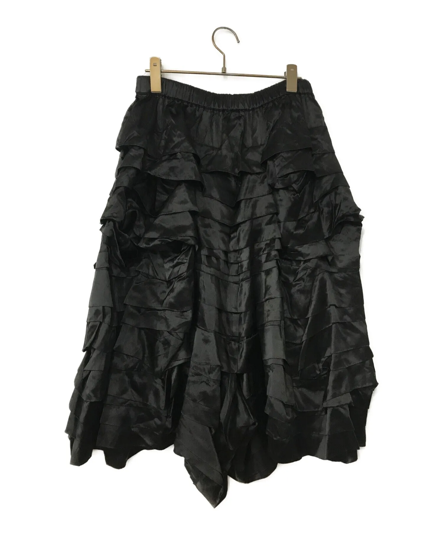 [Pre-owned] COMME des GARCONS COMME des GARCONS Satin tiered ruffle sarouel pants RB-P003