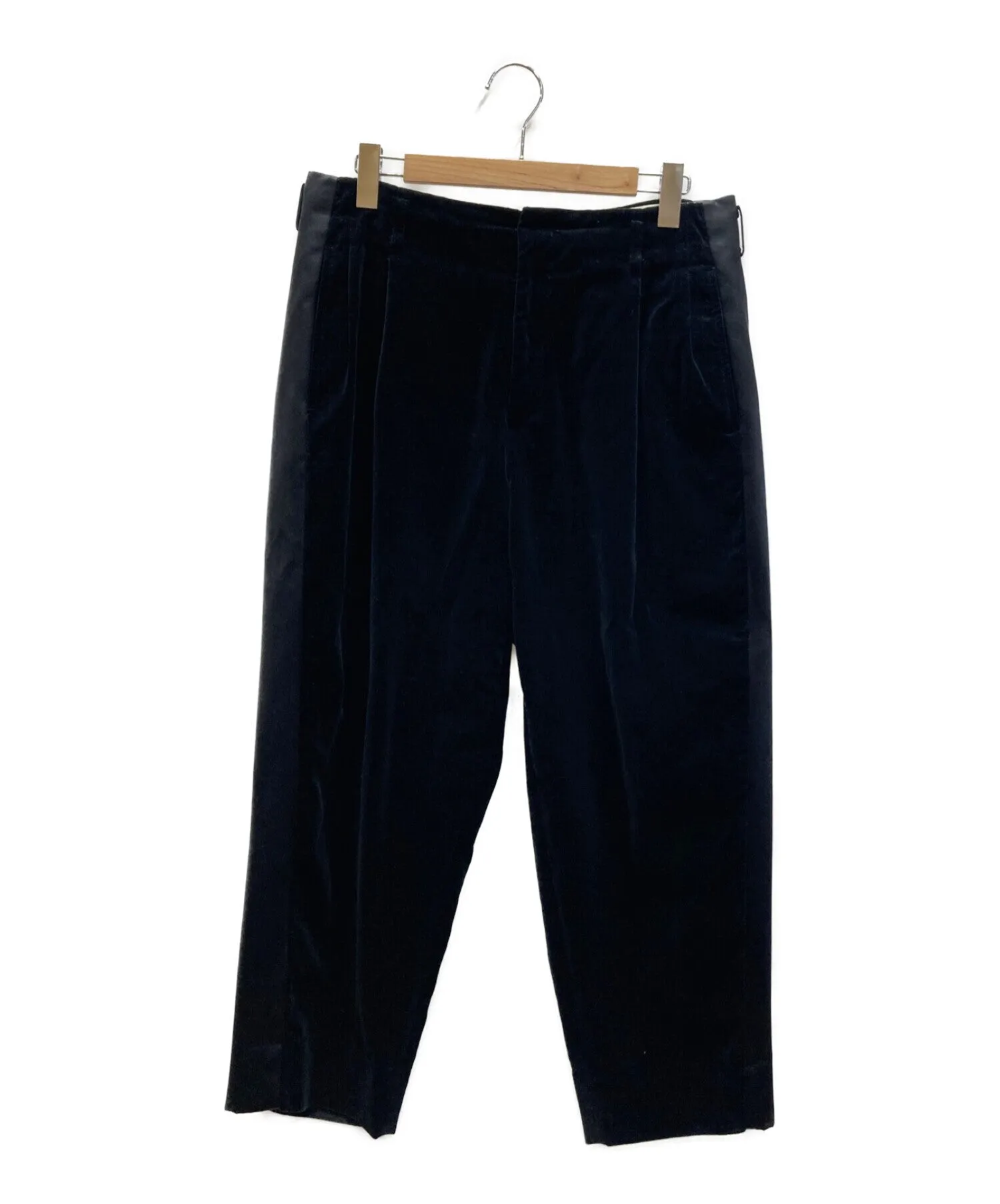 [Pre-owned] COMME des GARCONS HOMME PLUS Sideline 2-tuck velour pants PD-P009