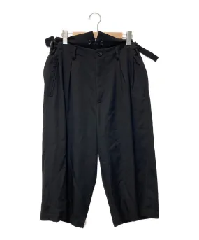 [Pre-owned] Yohji Yamamoto pour homme Wrinkle Gabba O-8th length Gabba S pants HE-P28-100