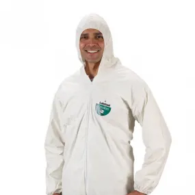 Pyrolon Plus II SMS Coveralls w/ Hood, Boots, & Elastic Wrists (25 per case) ~ Size Medium