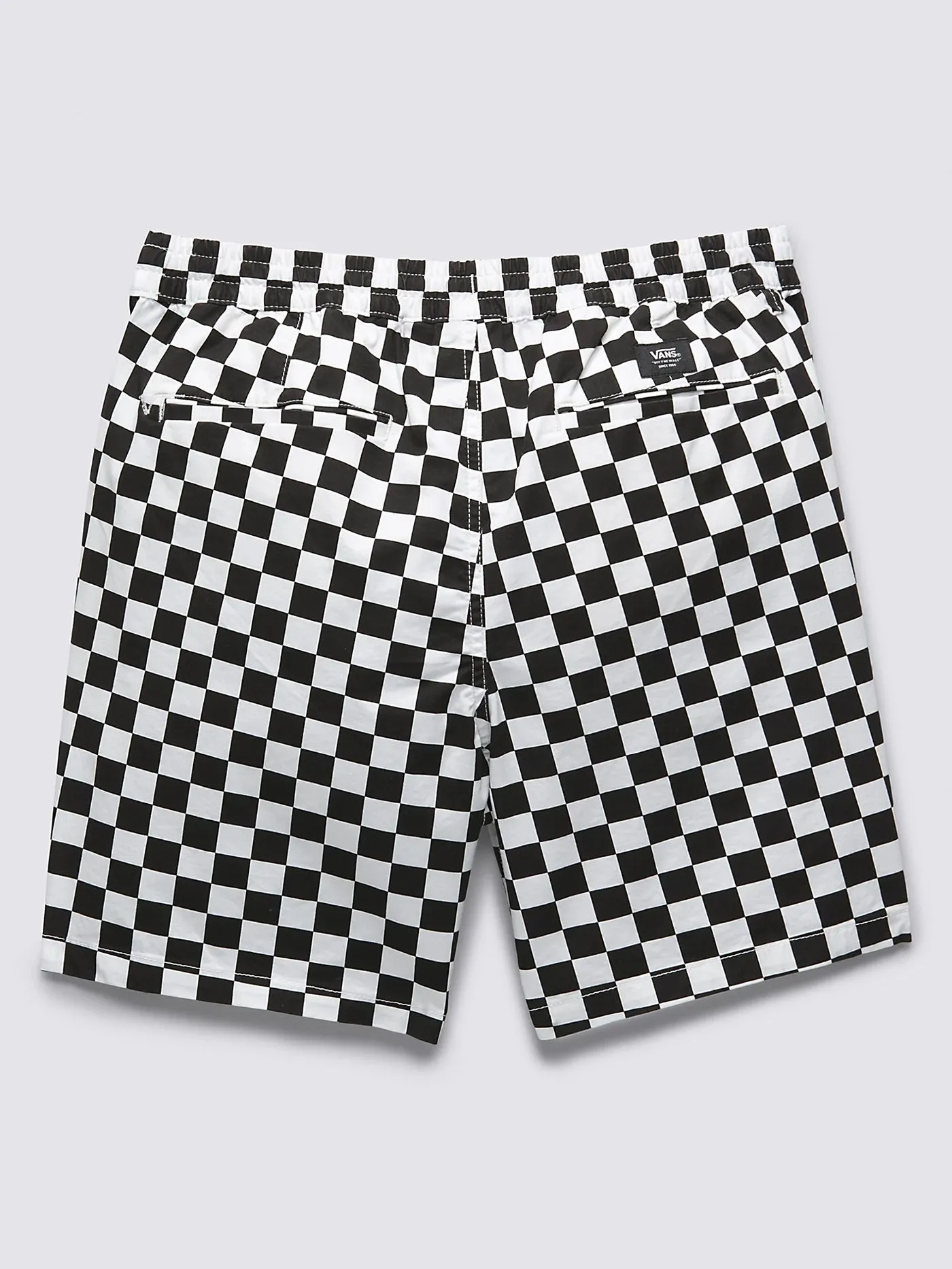 Range Relaxed Elastic Checkerboard Shorts