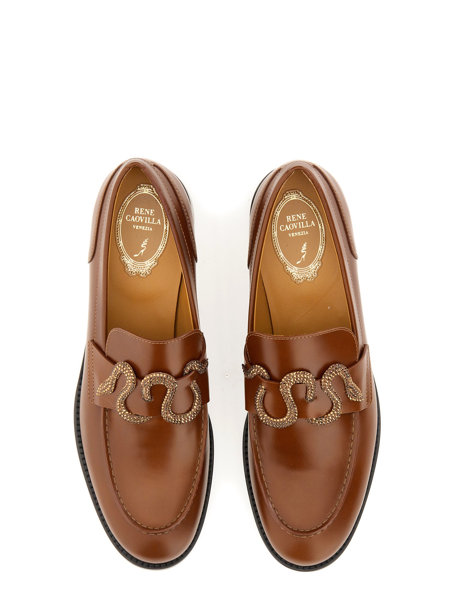 RENE CAOVILLA    MORGANA LEATHER LOAFER