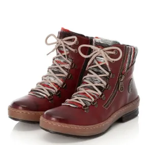  Rieker FELICITAS Red Ankle Boots