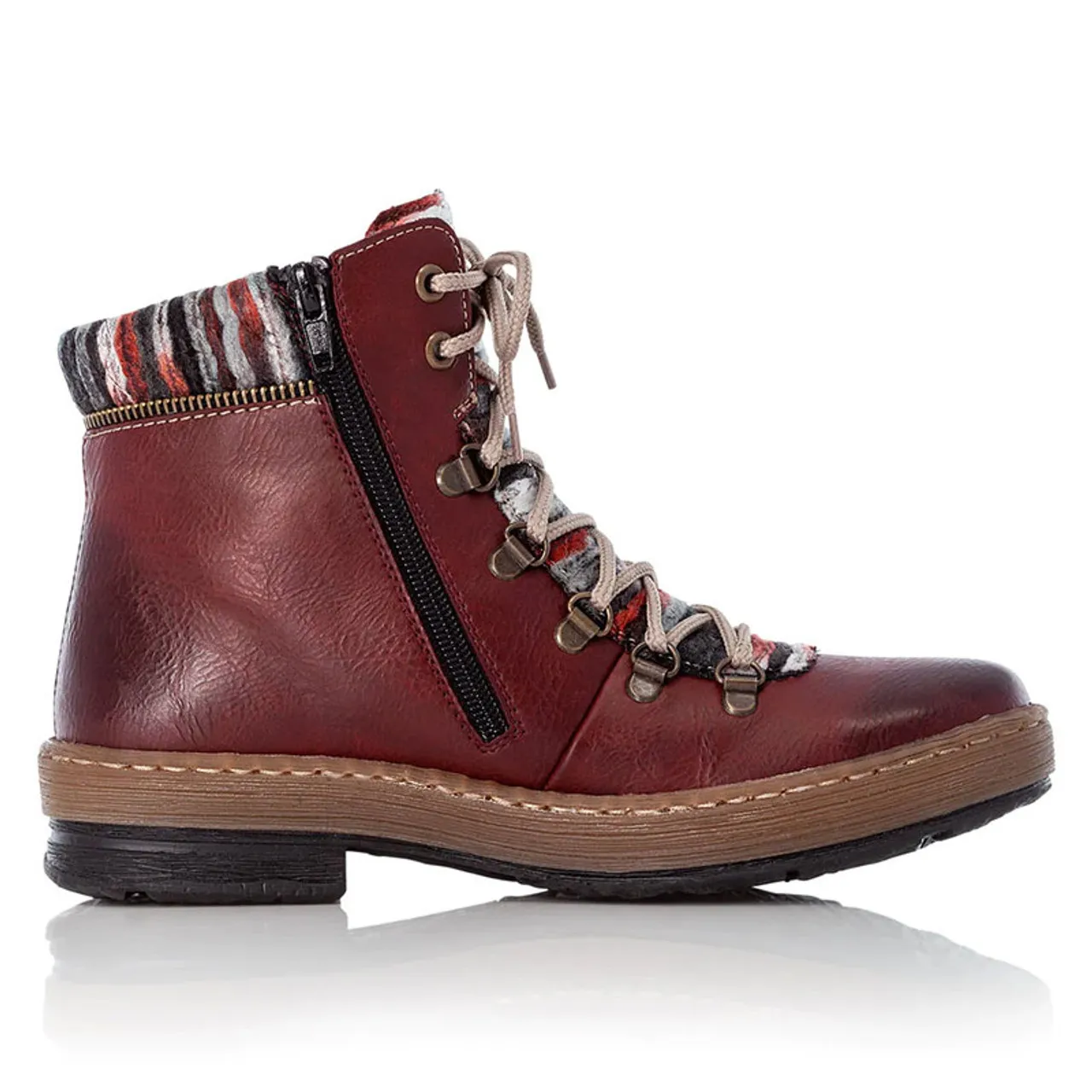  Rieker FELICITAS Red Ankle Boots