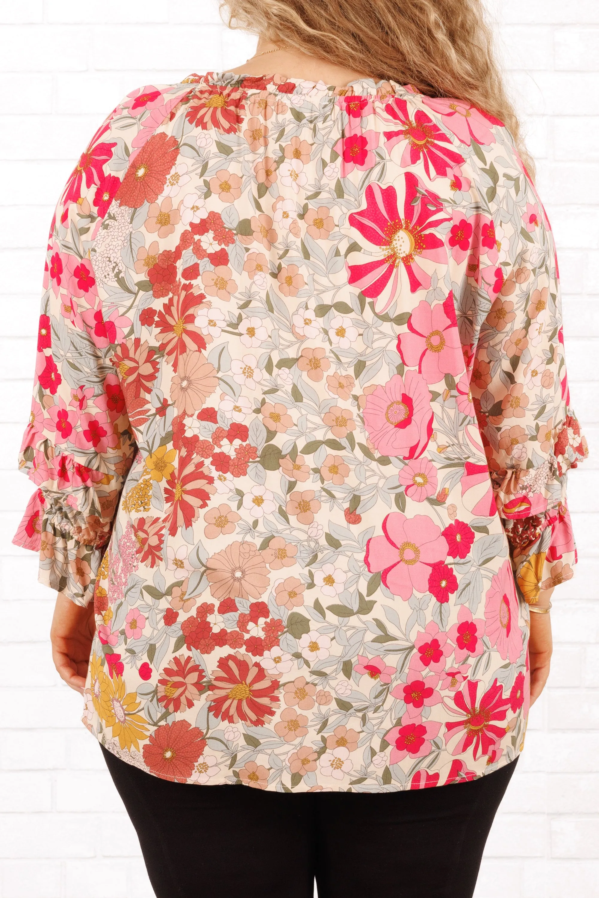 Rose Radiance Blouse, Pink