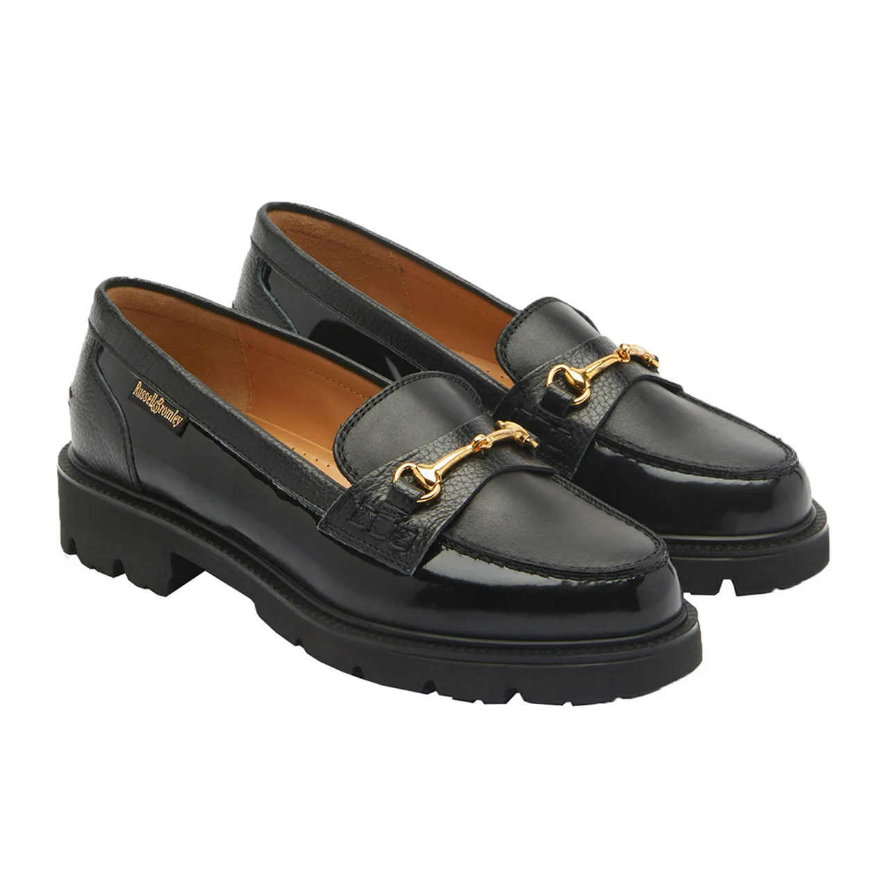 RUSSELL & BROMLEY Westminster Snaffle Loafers - Black