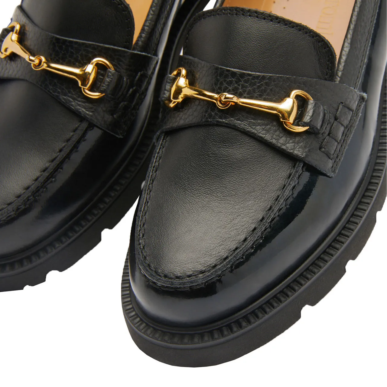 RUSSELL & BROMLEY Westminster Snaffle Loafers - Black