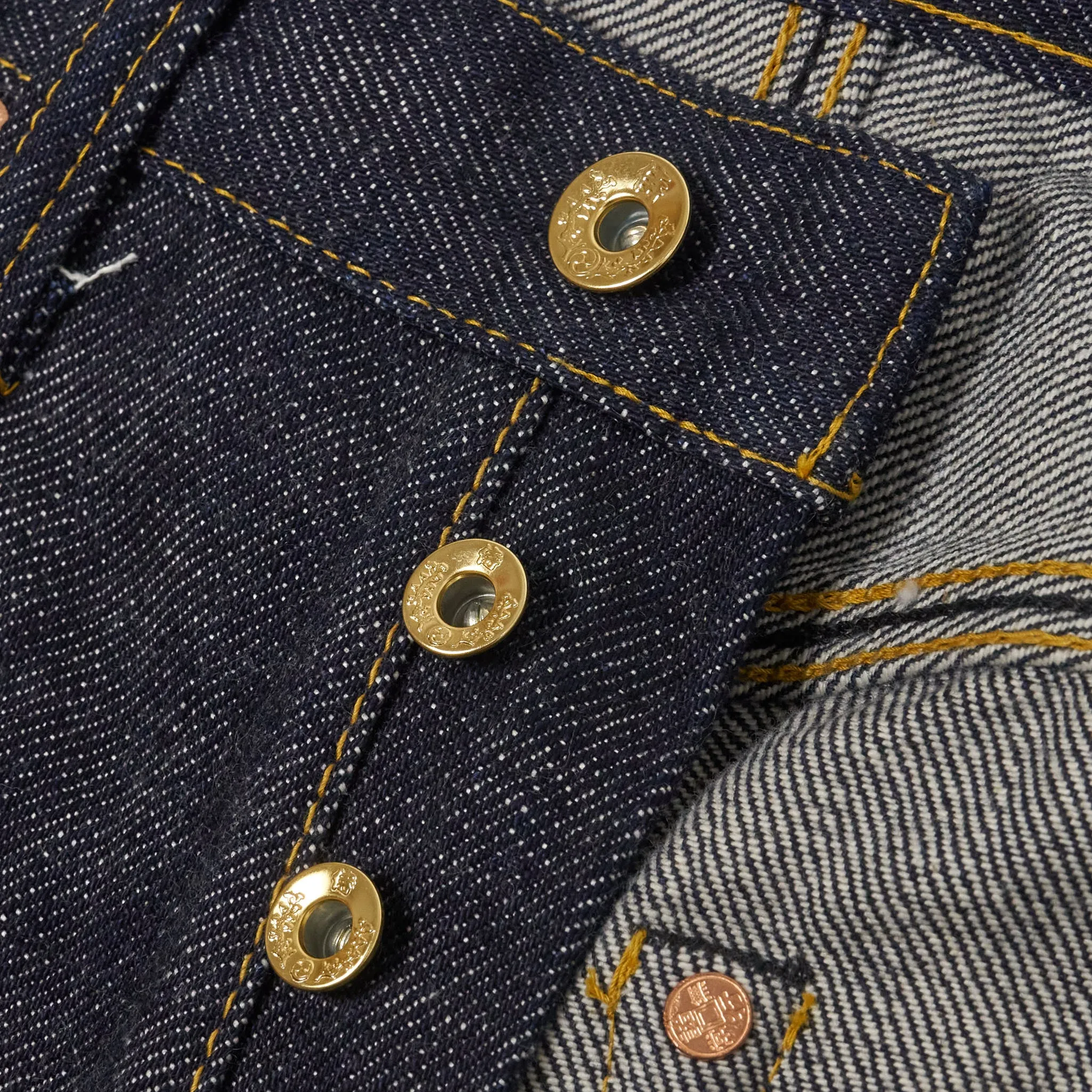 Samurai Jeans Limited 21oz Printed Stitching Jeans S3000