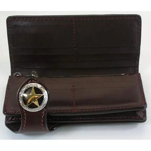 Skull Brown Men's Wallet