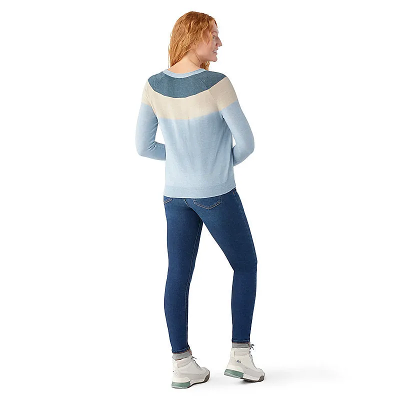 Smartwool Women's Edgewood Colorblock Crew Sweater