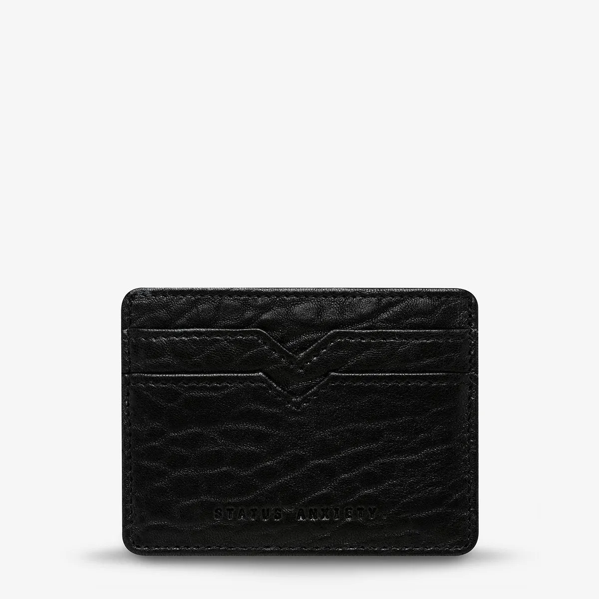 STATUS ANXIETY - TOGETHER FOR NOW IN BLACK CROC EMBOSS