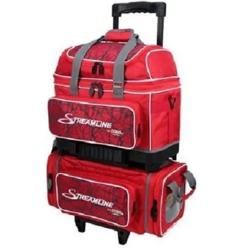 Storm Streamline 4 Ball Roller Bowling Bag Red/Crackle