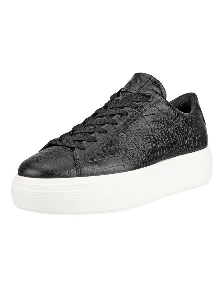 Street Platform Sneaker in Black