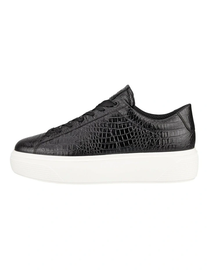 Street Platform Sneaker in Black