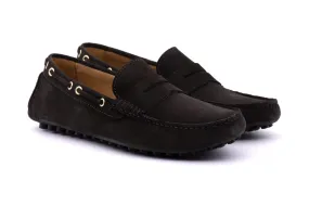 Suede Loafer with Loop