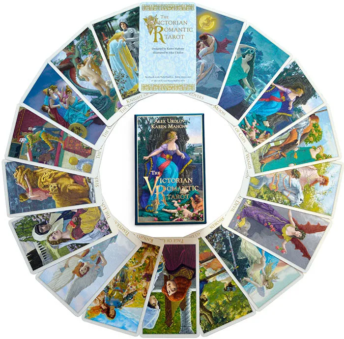 The Victorian Romantic Tarot third edition (metallic overlay). Now sold out.